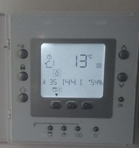 A/C central control panel